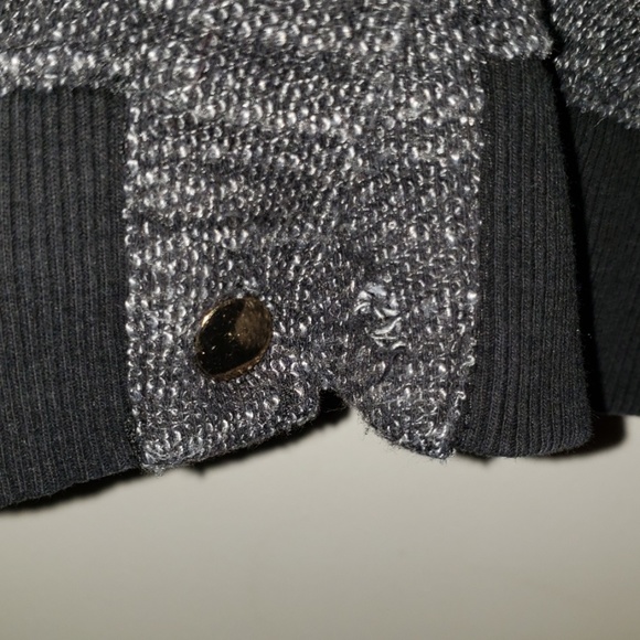 Dark Grey Sweater Jacket - Picture 3 of 4